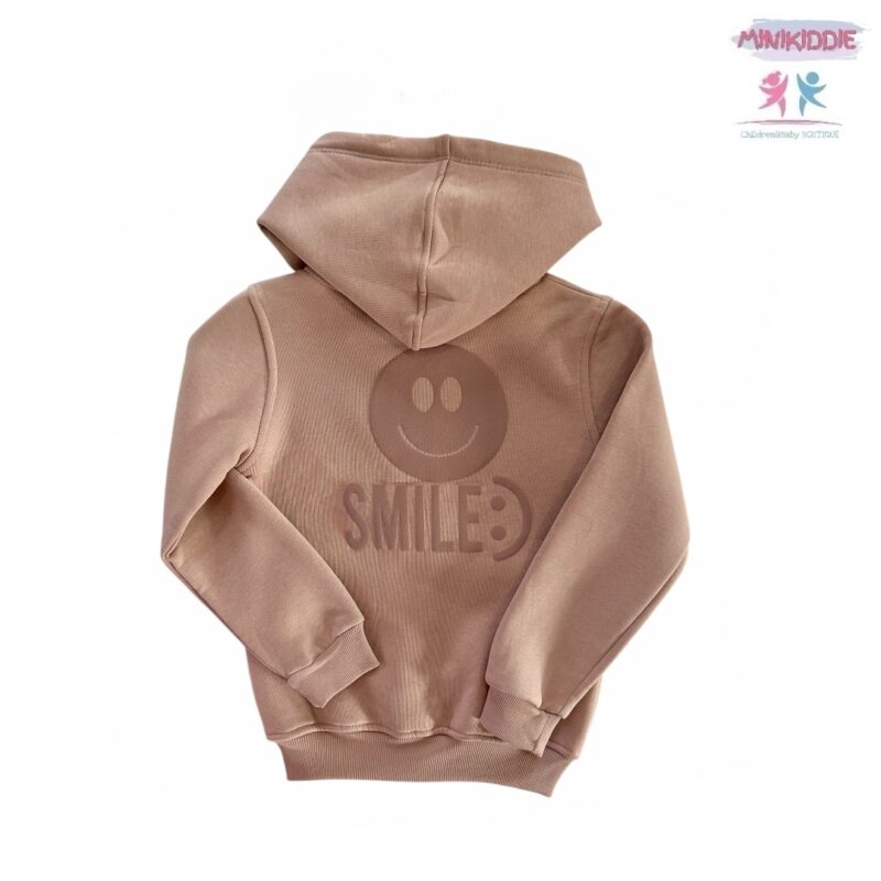 Суитшърт с цип и качулка “Smile” - Image 2