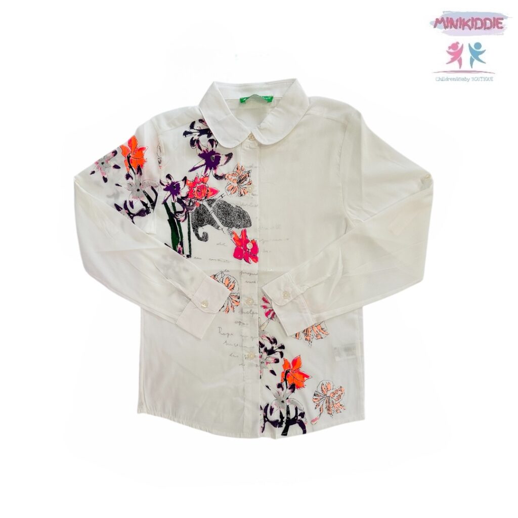 Риза с флорален принт