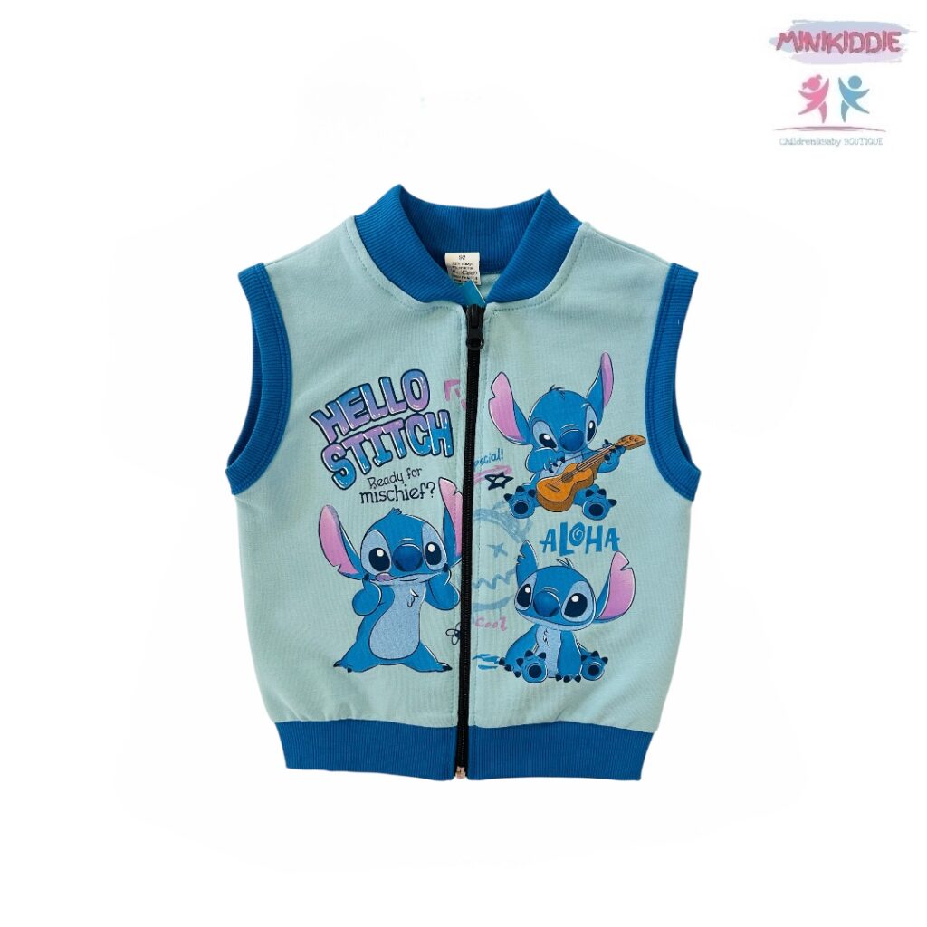 Елек с принт “Stitch”