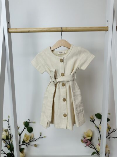 Детска ленена рокля „Natural Elegance“