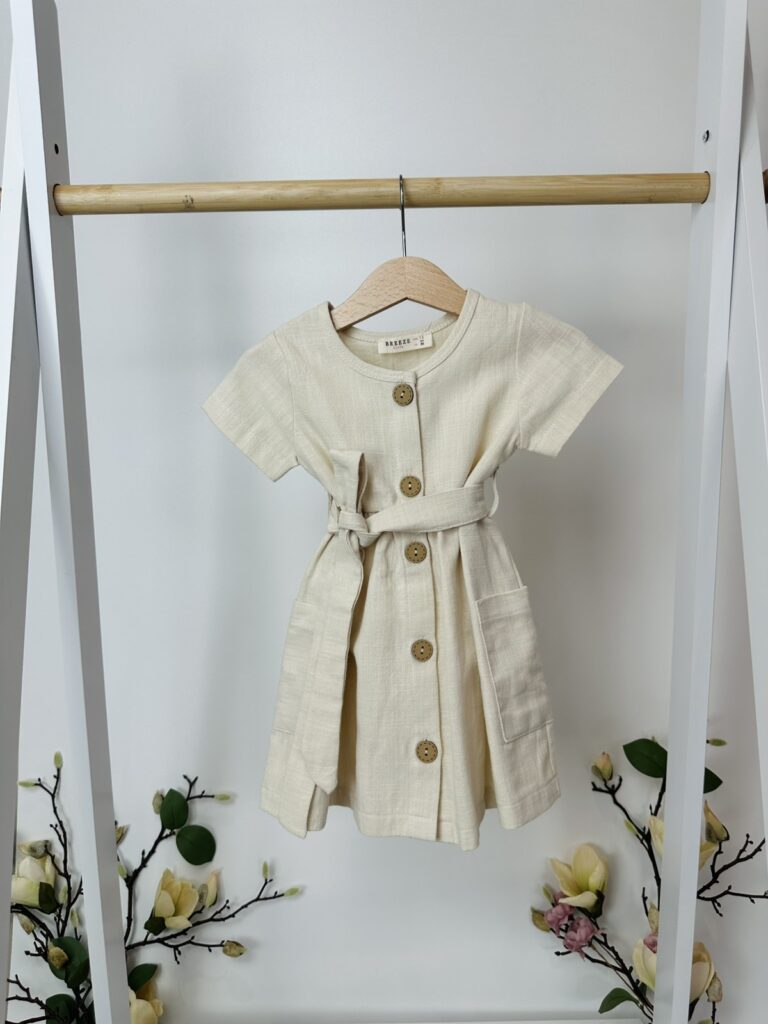 Детска ленена рокля „Natural Elegance“
