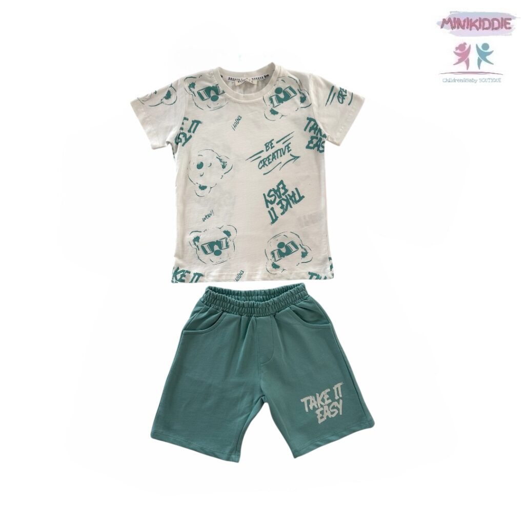 Комплект за момче „Take it Easy“ – 2 части 🐨☀️