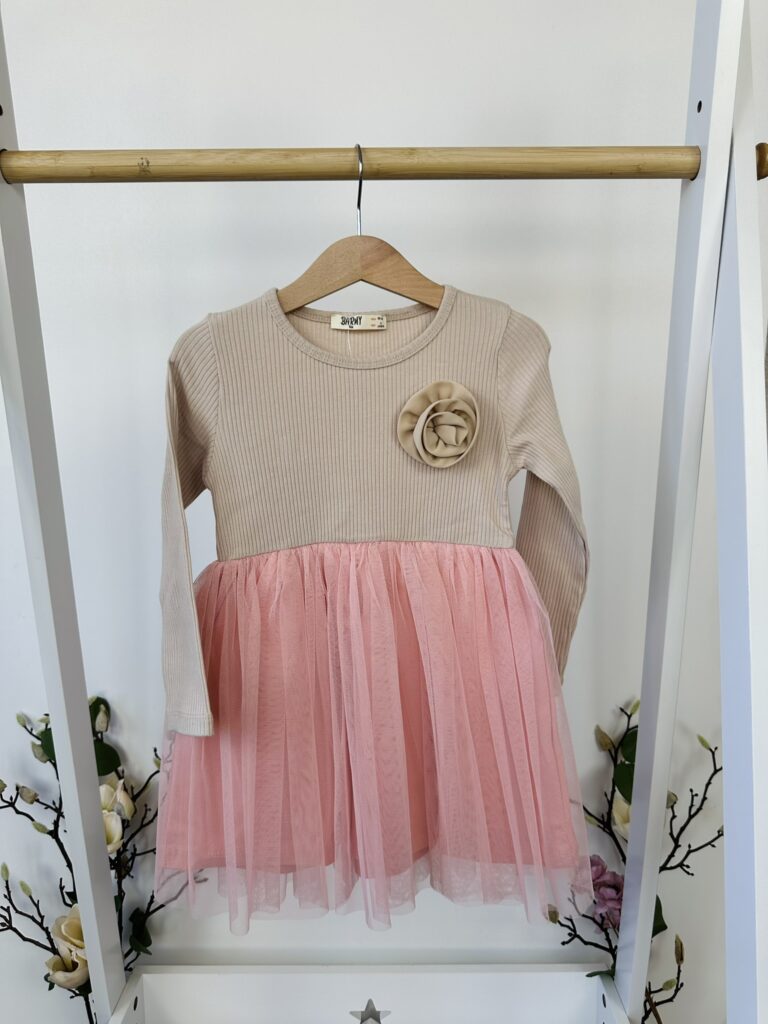 Рокля „Пудрена роза“