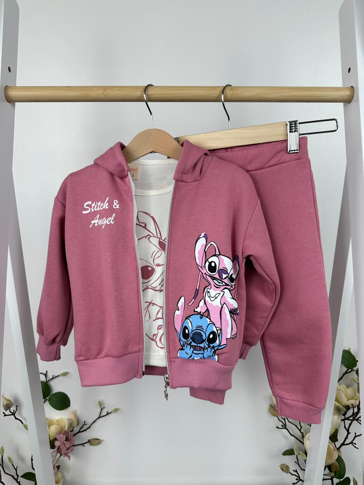 Ватиран комплект „Stitch & Angel“